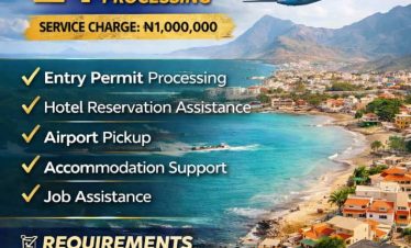 CAPE VERDE ENTRY PERMIT AVAILABLE