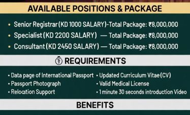 JOB OPPORTUNITY IN KUWAIT