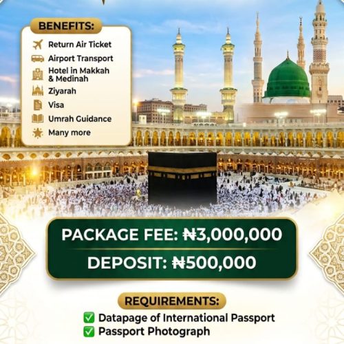 UMRAH  VISA UP TO 90 DAYS