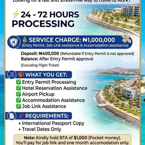 CAPE VERDE ENTRY PERMIT AVAILABLE